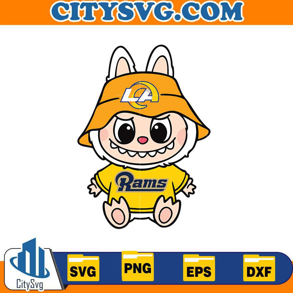 labubu-los-angeles-rams-svg