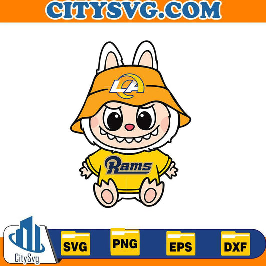 labubu-los-angeles-rams-svg