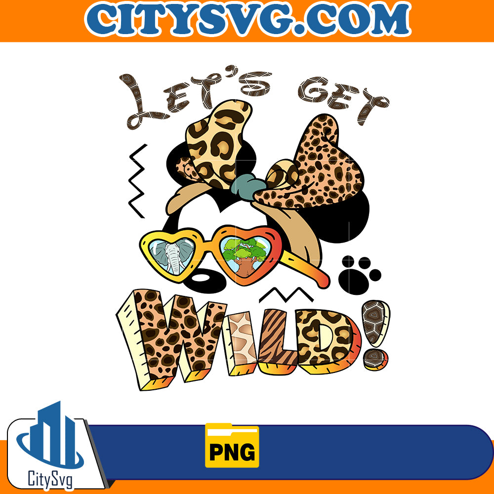 Let's Get Wild Png, Minne Animal Kingdom Svg