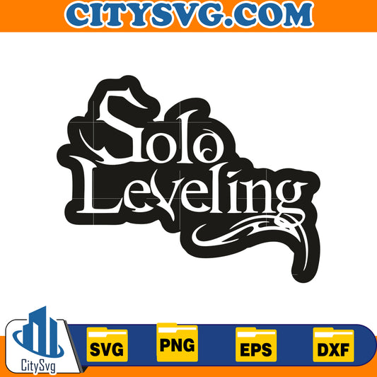 logo solo leveling svg, Solo leveling svg, anime svg, Digital Download 3