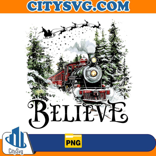 north-pole-express-believe-png
