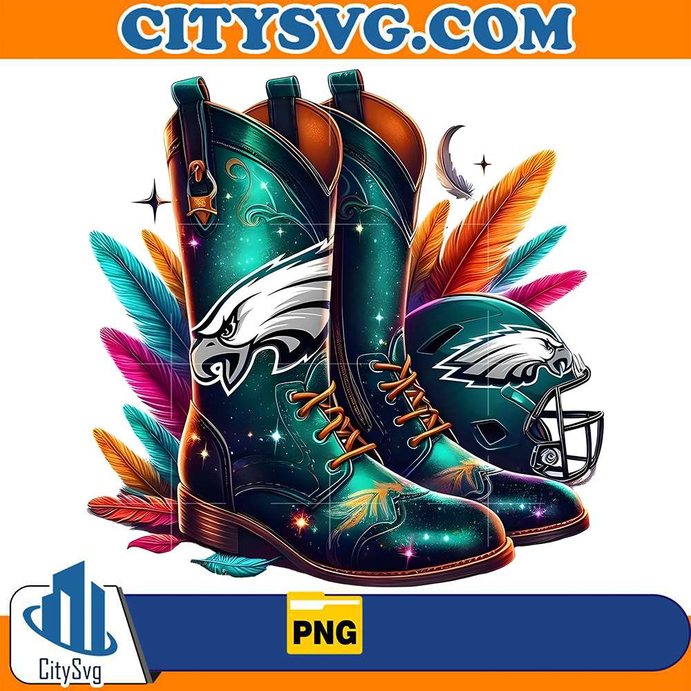 philadelphia-eagles-cowboy-boots-png