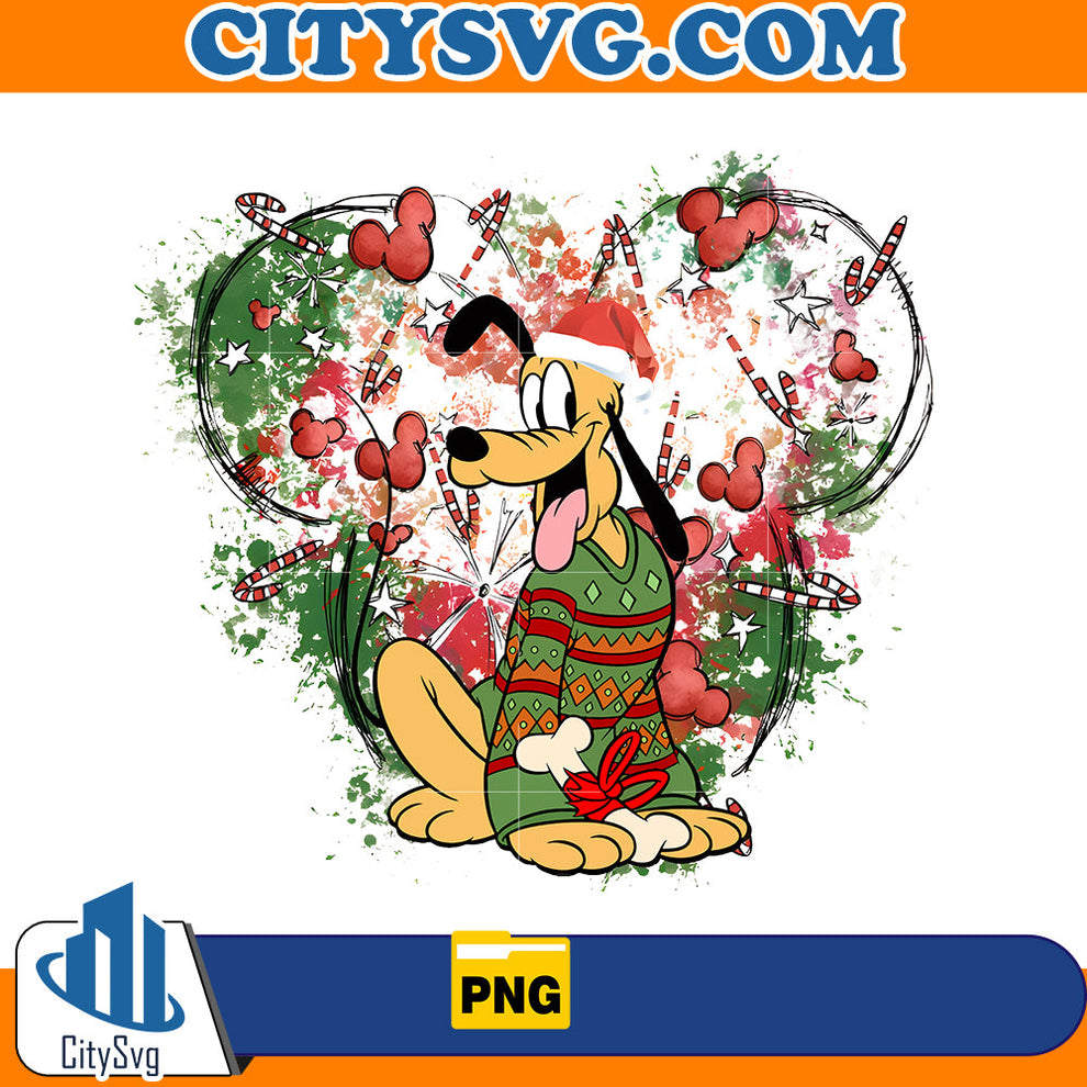 Pluto Disney Christmas Png – CITYSVG