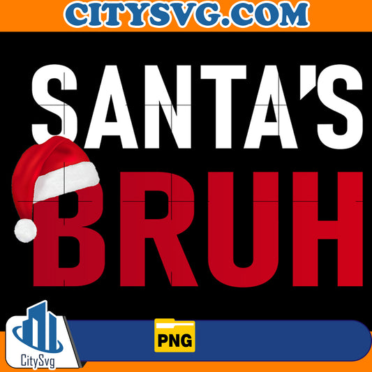 Santa's Bruh Png