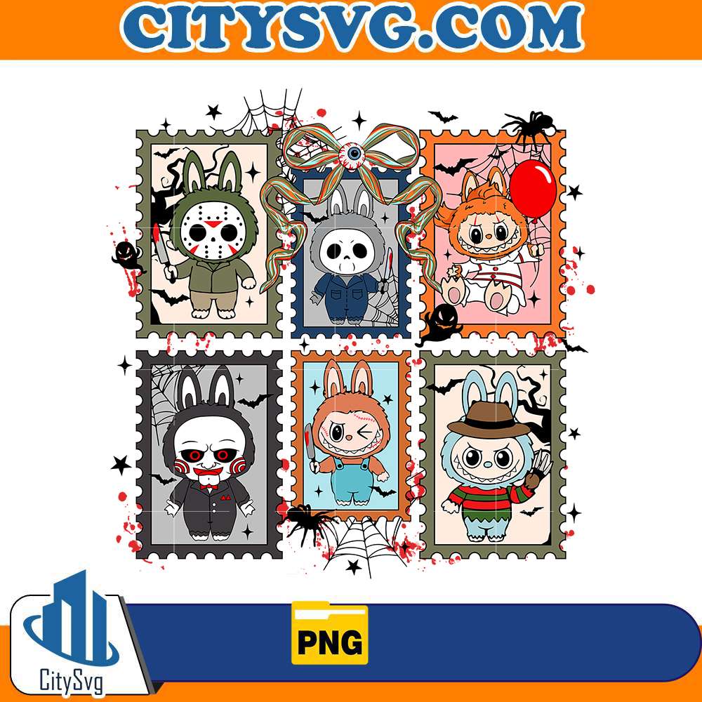 scary-labubu-halloween-postage-png