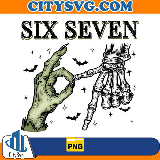 six-seven-6-7-meme-funny-witch-skeleton-hands-png