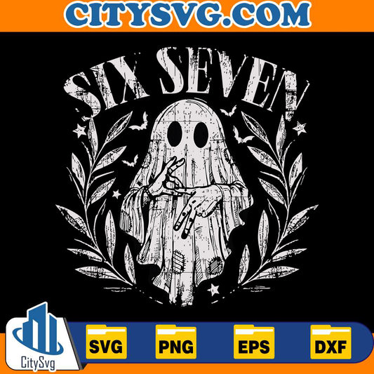 six-seven-ghost-halloween-svg