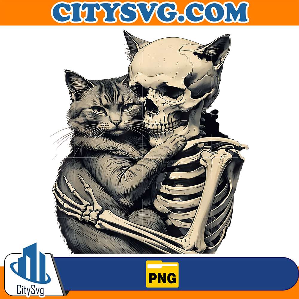 skeleton-hugging-cat-lover-halloween-png