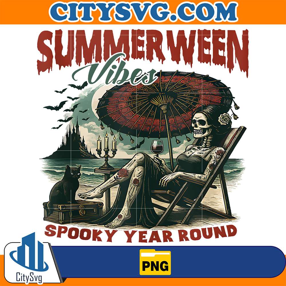 summerween-vibes-summer-halloween-spooky-skeleton-beach-png