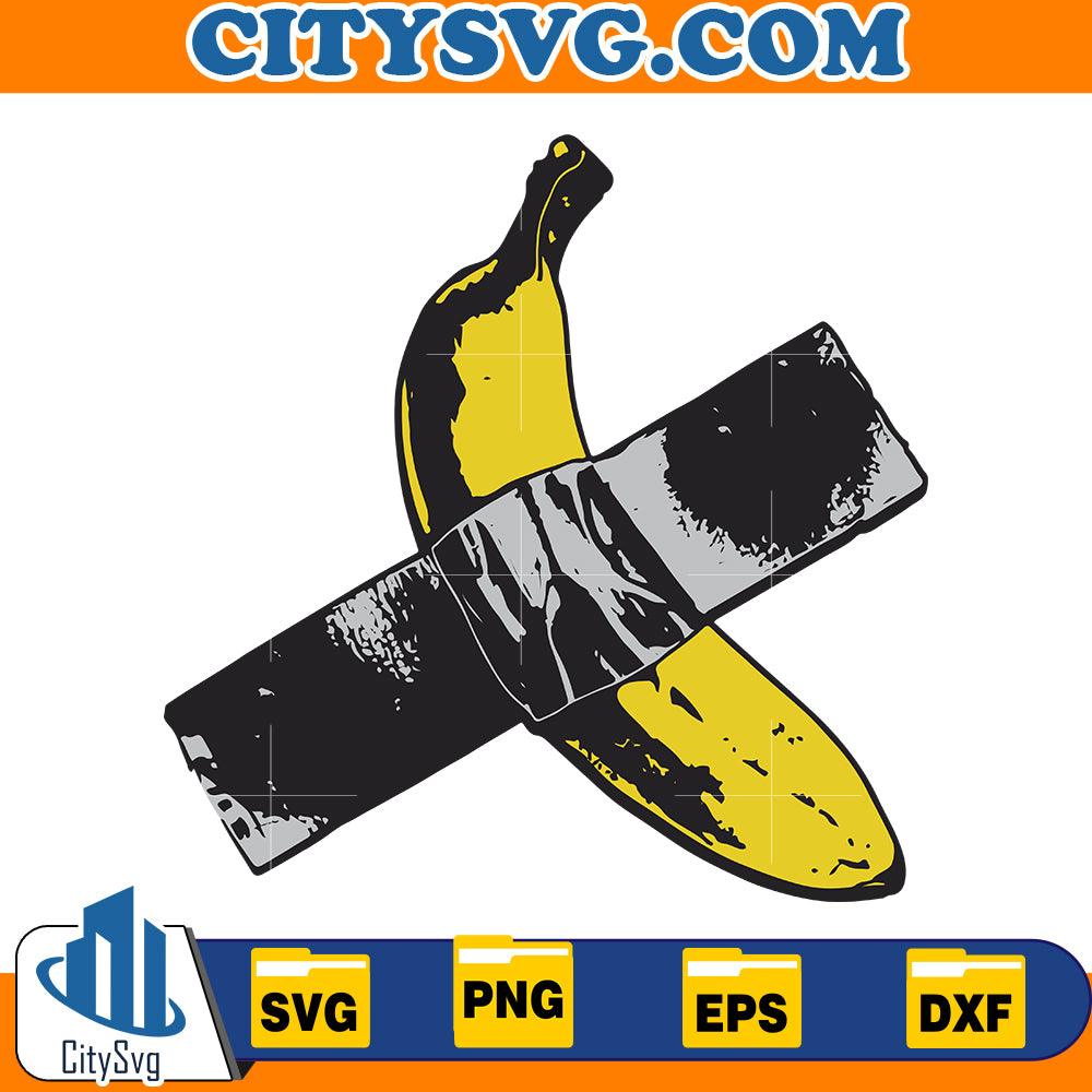 Duct-Taped Banana svg