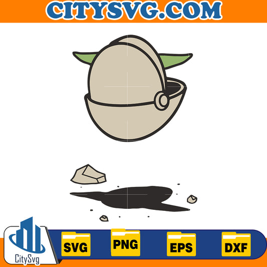 The Child Yoda Svg