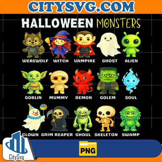 types-of-halloween-monsters-png