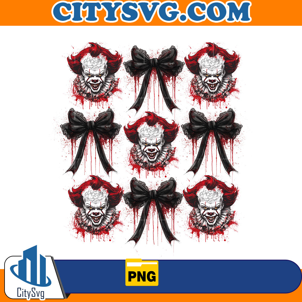 Pennywise Coquette Bow Png