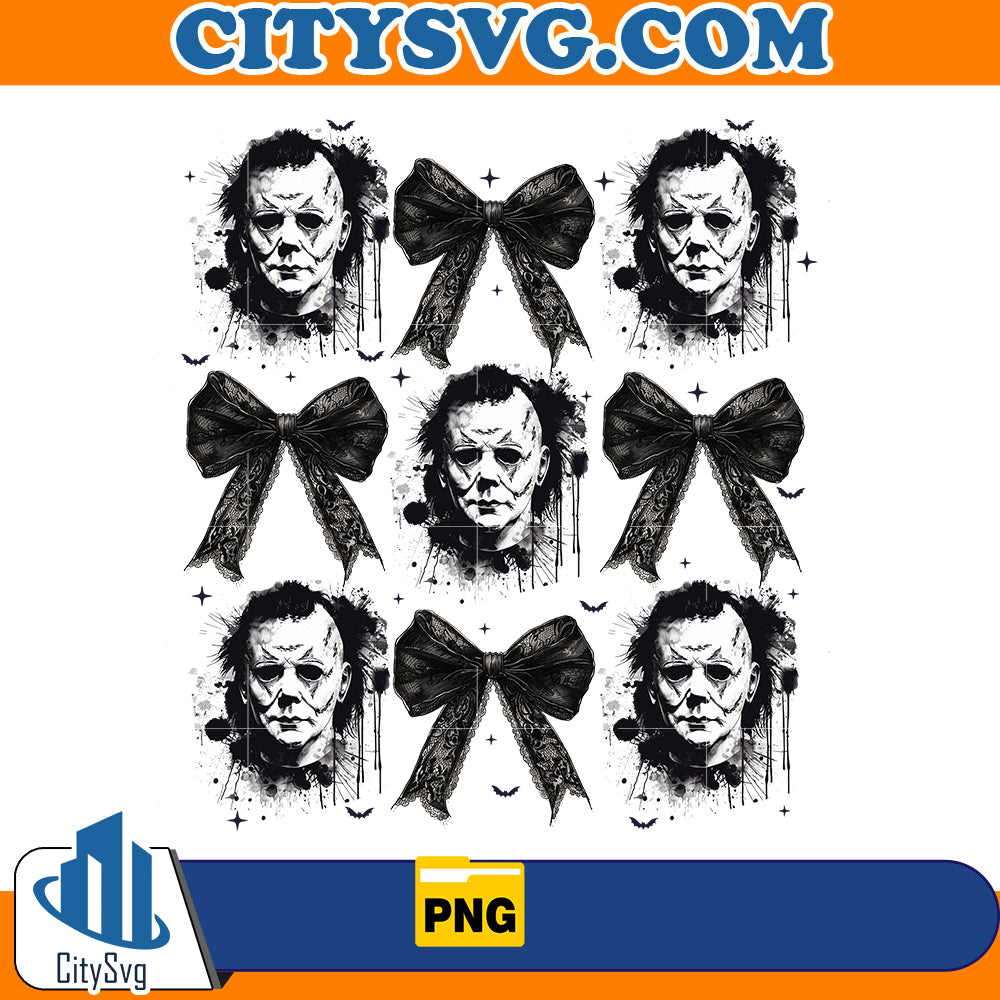 Michael Myers Coquette Bow Png