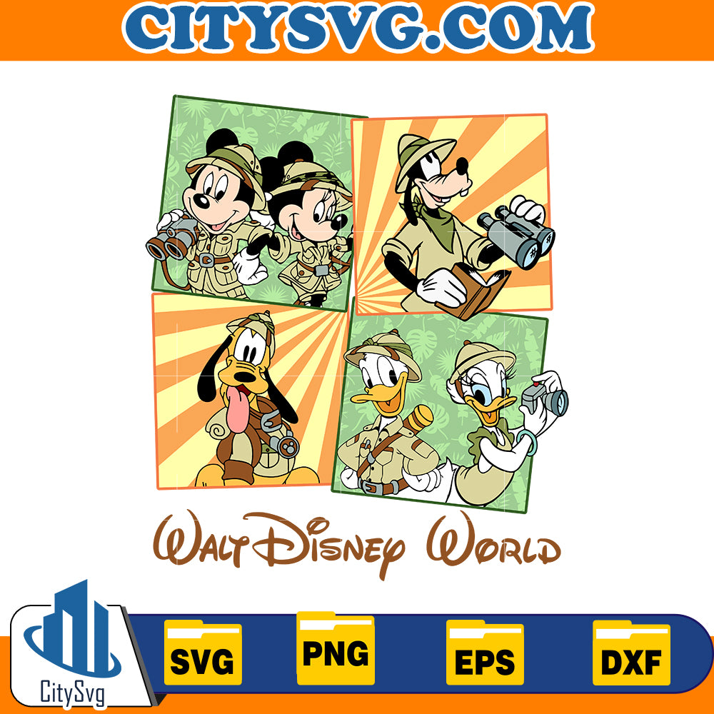 Animal Kingdom Svg, Mouse Safari Svg, Wild Trip Svg 9