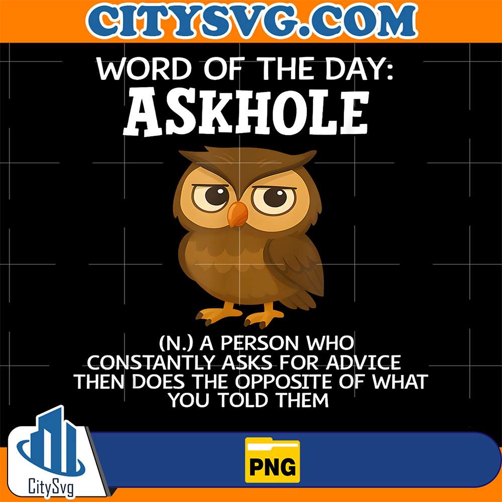 word-of-the-day-askhole-funny-owl-png